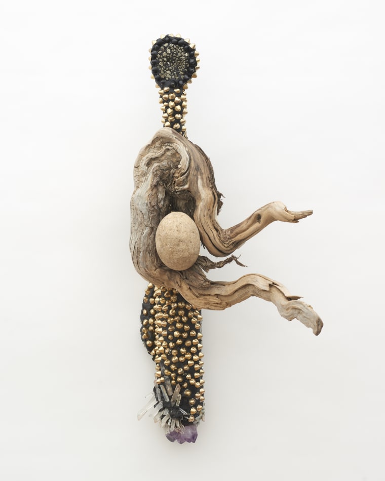 Lucien Shapiro, Holding His Head as Close to Her Heart Without Bleeding Spirit Totem, 2019