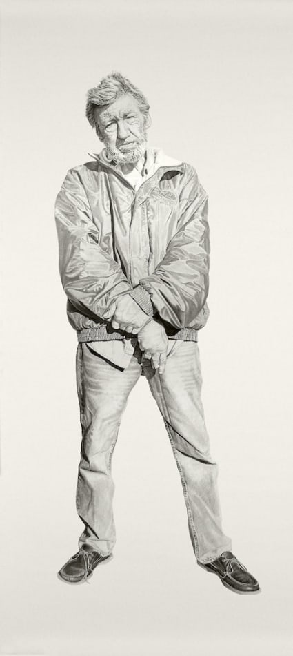 Joel Daniel Phillips full scale drawing of man