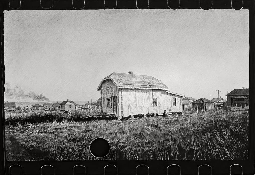 Joel Daniel Phillips, Killed Negative #16 / After Carl Mydans, 2020