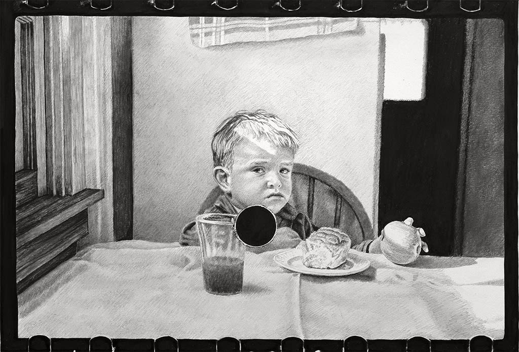 Joel Daniel Phillips, Killed Negative #15 / After Carl Mydans, 2020