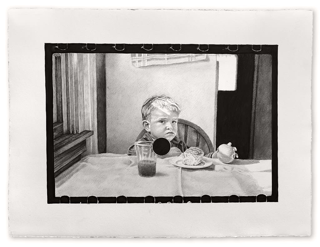 Joel Daniel Phillips, Killed Negative #15 / After Carl Mydans, 2020