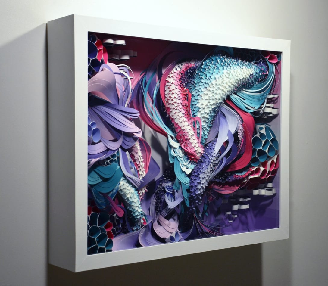 Crystal Wagner colorful biomorphic sculpture