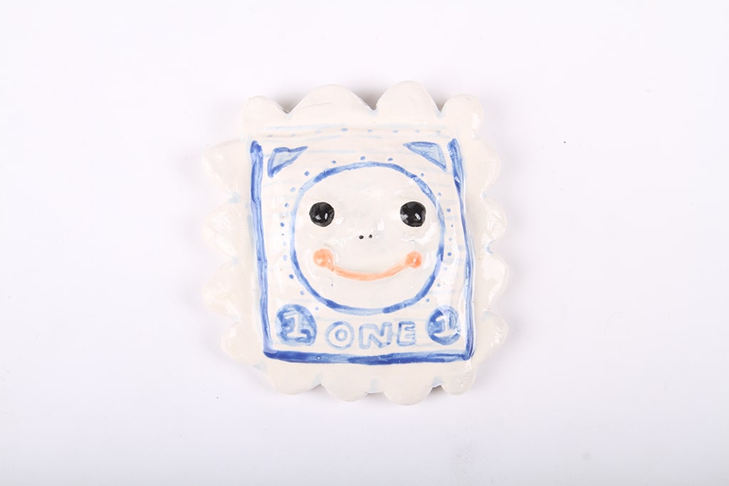 Katie Kimmel, Stamp (blue), 2020