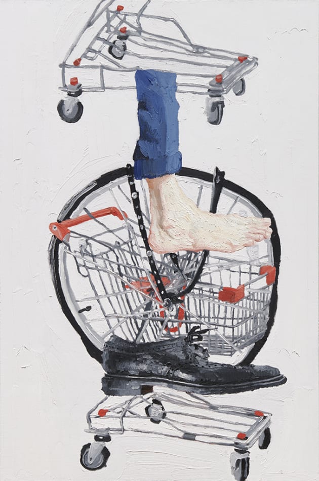 Emilio Villalba objects painting