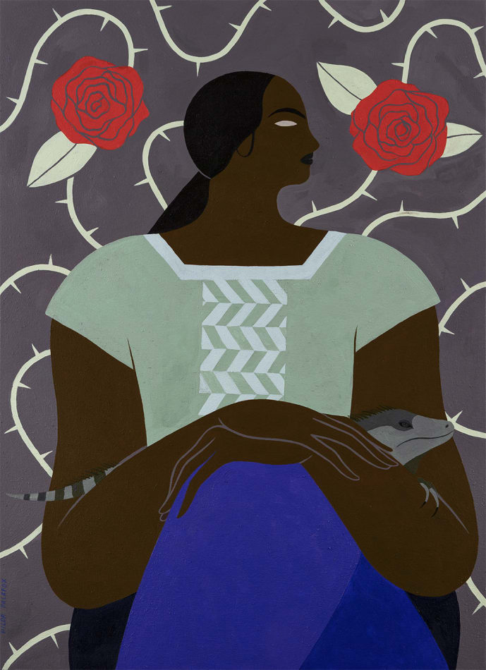 Hilda Palafox, Mujer e Iguana, 2020