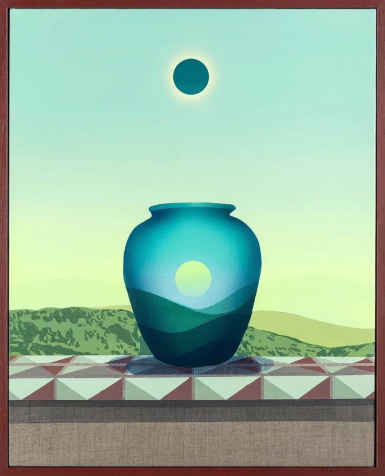 Robert Minervini, Two Moons Rising (solar eclipse), 2024 Hashimoto