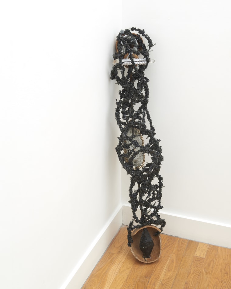 Lucien Shapiro, Mouth Full of Love and Rooted in Protection Spirit Totem, 2019