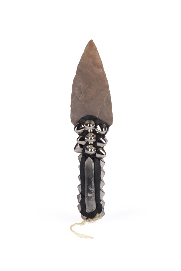 Lucien Shapiro, Arrowhead and Quartz Protection Shank, 2017