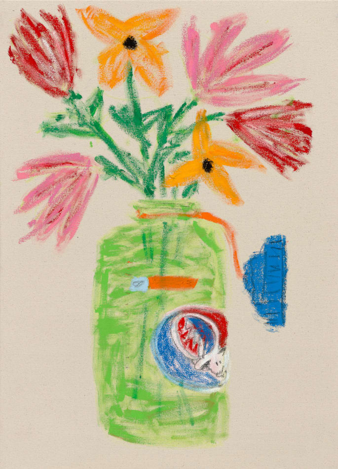Michael McGregor's work of a vase with flowers inside
