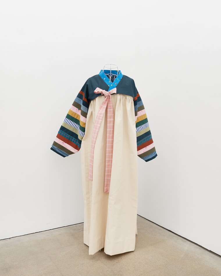 Seonna Hong - multicolor patchwork Hanbok