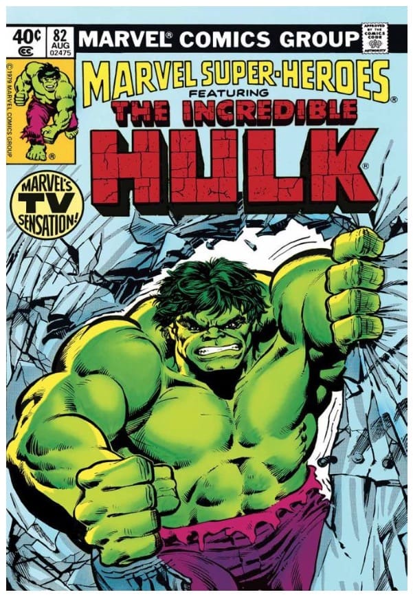 Stan Lee - Marvel, Marvel Super-Heroes Featuring The Incredible Hulk #82 - Marvel’s TV Sensation (paper)