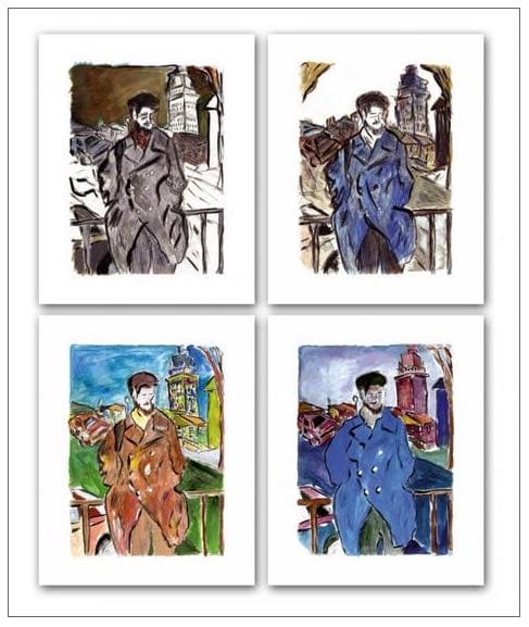 Bob Dylan, Man On A Bridge (set of 4), 2008