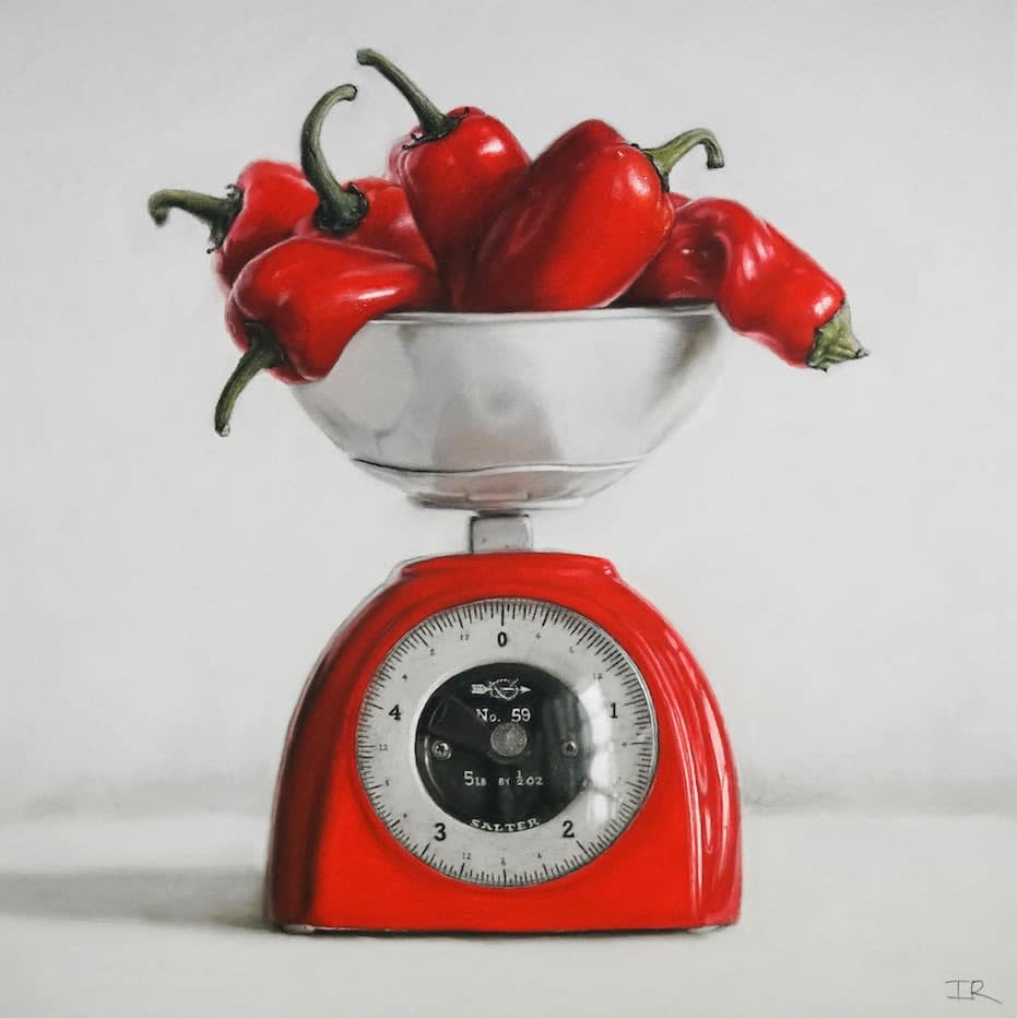 Ian Rawling, Red Scales And Peppers, 2024