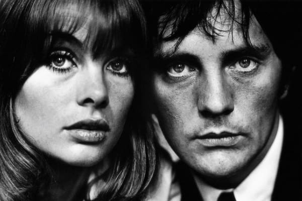 Terry O'Neill, Jean Shrimpton and Terence Stamp, 1963