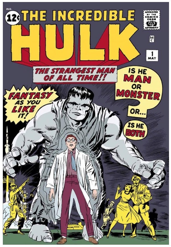 Stan Lee - Marvel, The Incredible Hulk #1 - The Strangest Man of All Time! (paper)