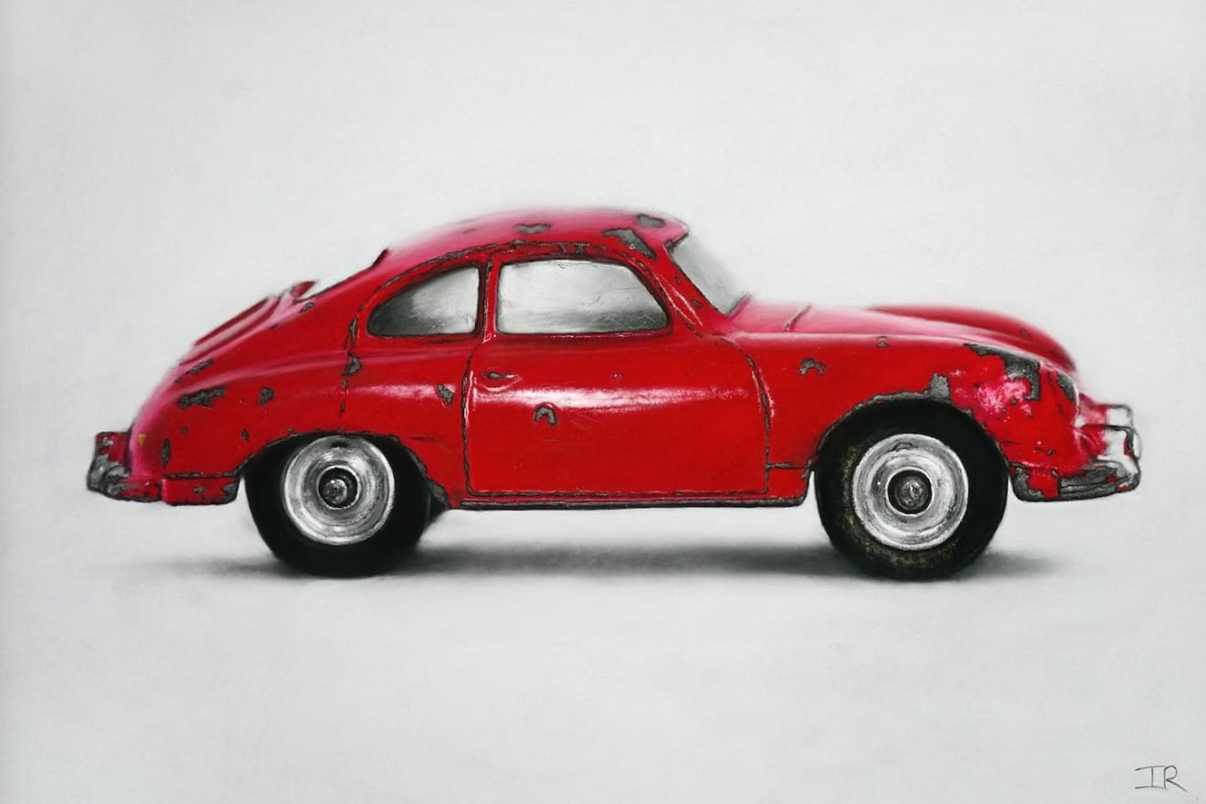 Ian Rawling, Red Porsche II, 2024