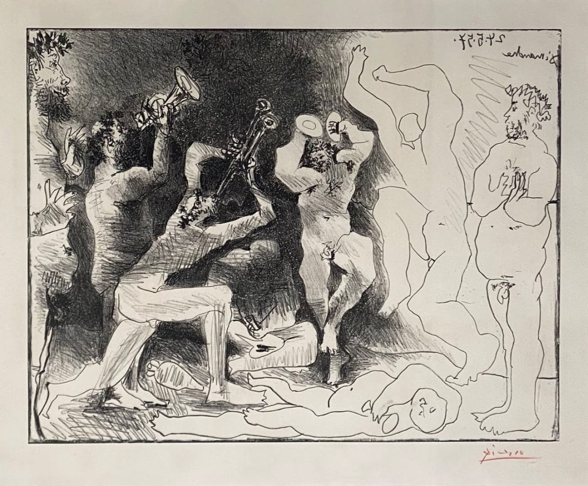 Pablo Picasso, La Danse des Faunes, 1968