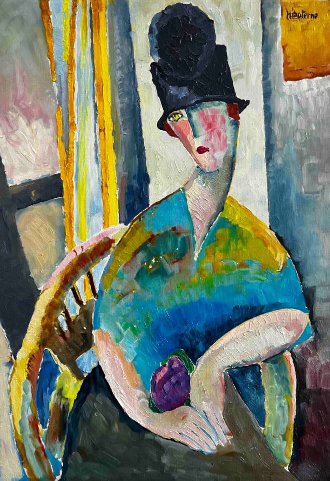 John Green, Femme au chapeau cloche , 2022