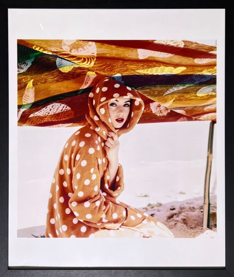 Norman Parkinson, A fashion model wearing clothes by Lanvin-Castillo is photographed for the cover of Vogue magazine, 1957