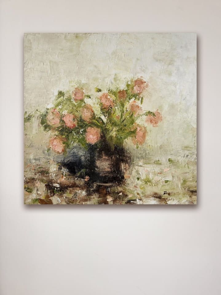 Hannah Ivory Baker, Blush Roses, 2024
