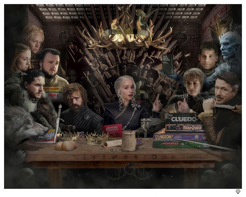 .Sale, JJ Adams - Board-Game of Thrones - Black & White