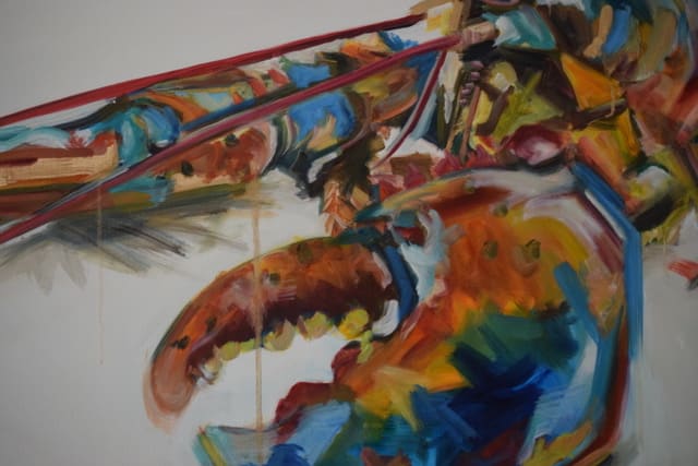 Michelle Parsons, Golden Lobster II, 2019