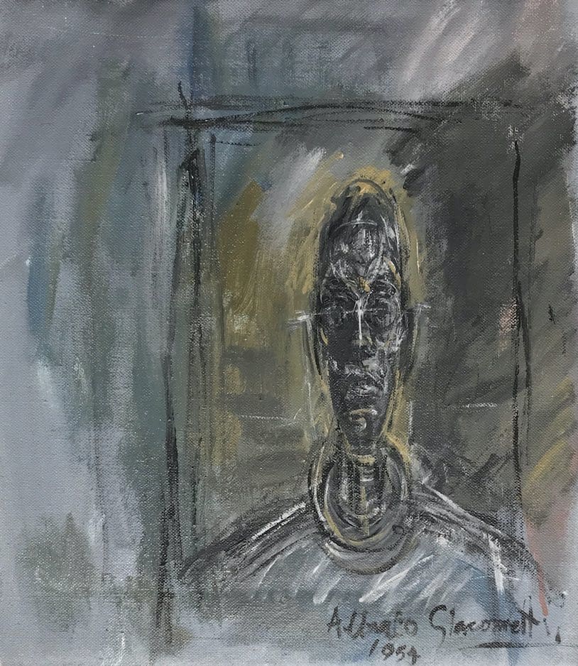 John Myatt, Bust portrait Diego Giacometti - original, 2003