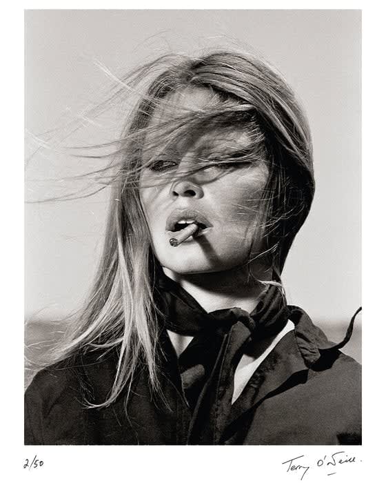 Terry O'Neill, Brigitte Bardot - lifetime signed, 1971