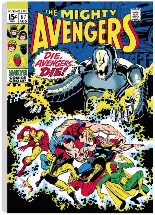 Stan Lee - Marvel, The Mighty Avengers #67 - Die, Avengers Die! (canvas)