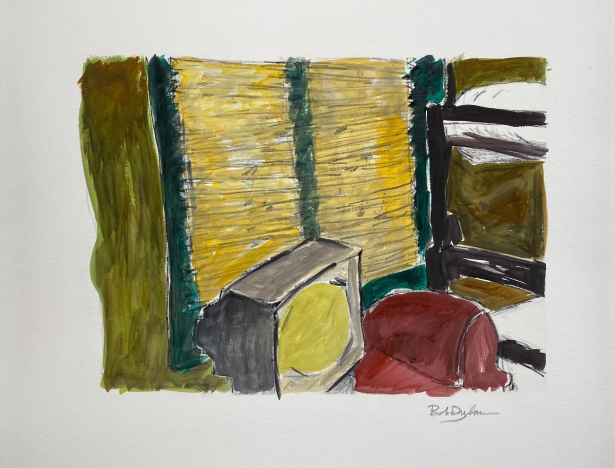 Bob Dylan, Lakeside Cabin - original, 2008