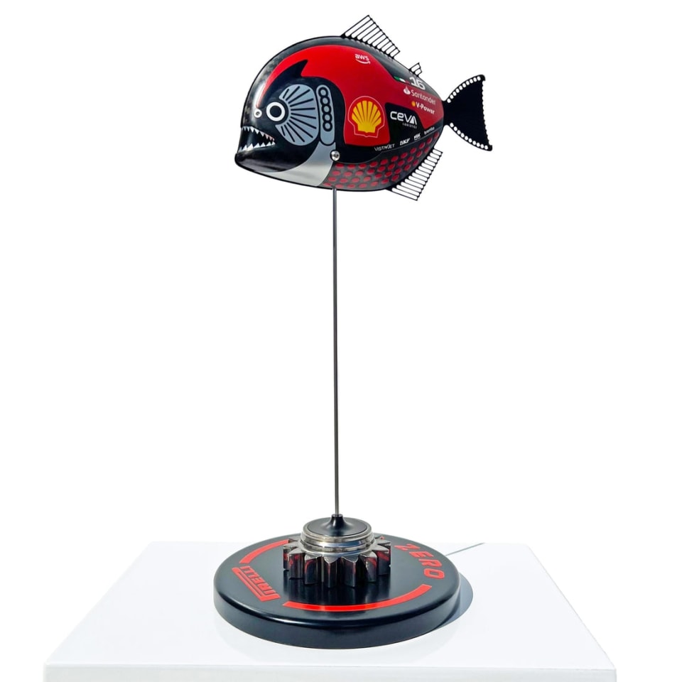 Alastair Gibson - Carbon Art, Red Racing Baby Piranha, 2023