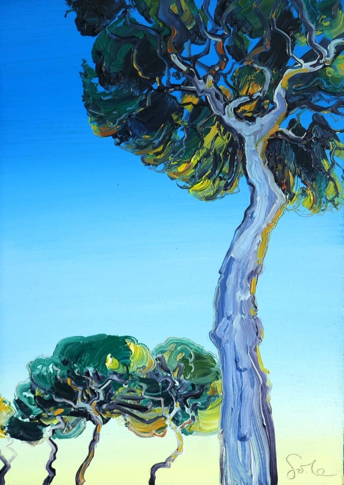 Michael Sole, blue sky pines, 2023