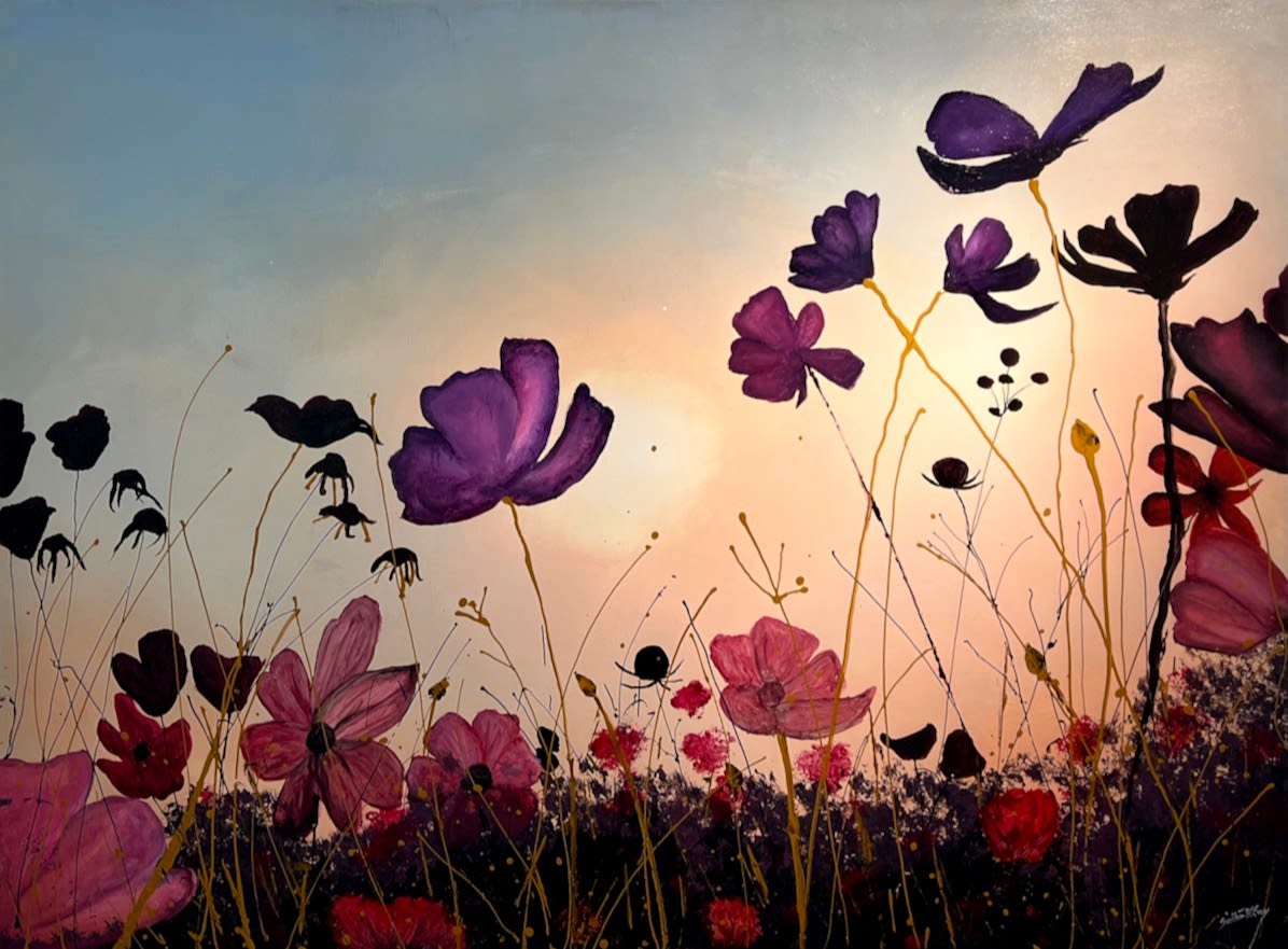 Siobhan McEvoy, Beautiful Cosmos Flowers, 2024