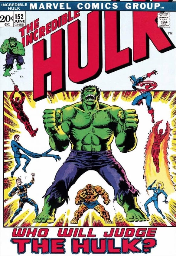 Stan Lee - Marvel, The Incredible Hulk #152 - Who Will Judge The Hulk? (paper)