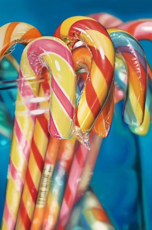 Sarah Graham Candy Canes Canvas Gallery