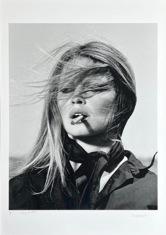 Terry O'Neill, Brigitte Bardot - co-signed print , 1971