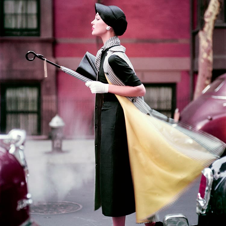 Norman Parkinson, Model Ivy Nicholson in New York, American Vogue, 1957