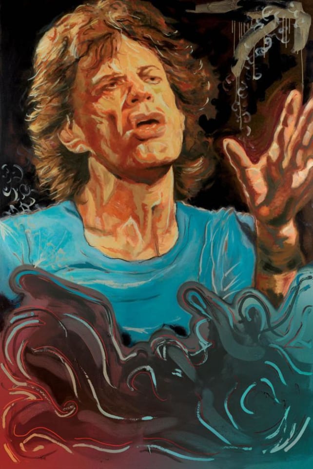 Ronnie Wood, The Blue Smoke Suite - Mick - Paper Edition