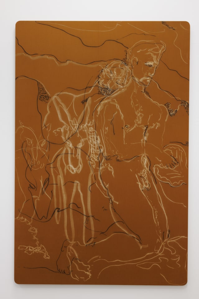 Malik Thomas Jalil Kydd, Naked Bathers with coquille saint jacque, 2024