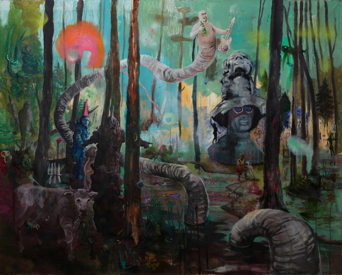 Philip Mueller, The drinks and the woods, 2013