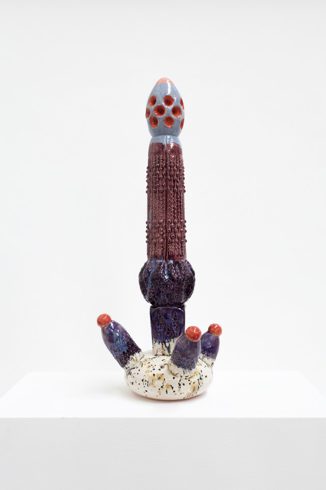 Monika Grabuschnigg, Compelled trinity of the tribal cactus, 2016