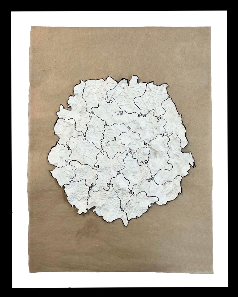 Karen Tronel, Parchment II: As Far as the Wind Blows, 2023
