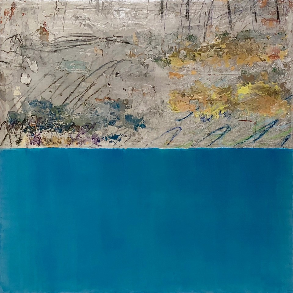Takefumi Hori, Silver and Colour II Metallic Blue, 2018