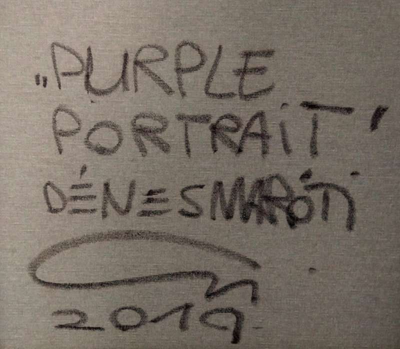 Dénes Maróti, Purple Portrait, 2019