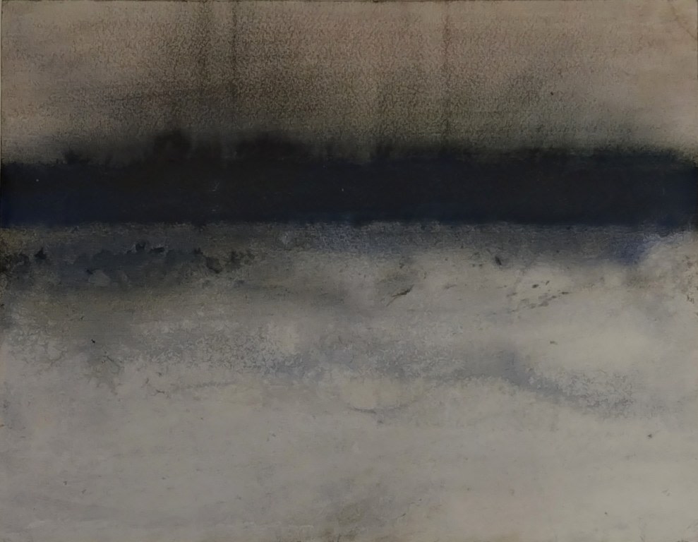 Herman Lohe, Winter motif from the Marshlands, Getberg, 2024