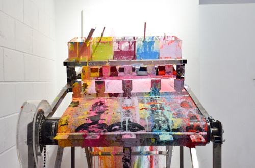 Cara Mills, Painting Machine, 2017