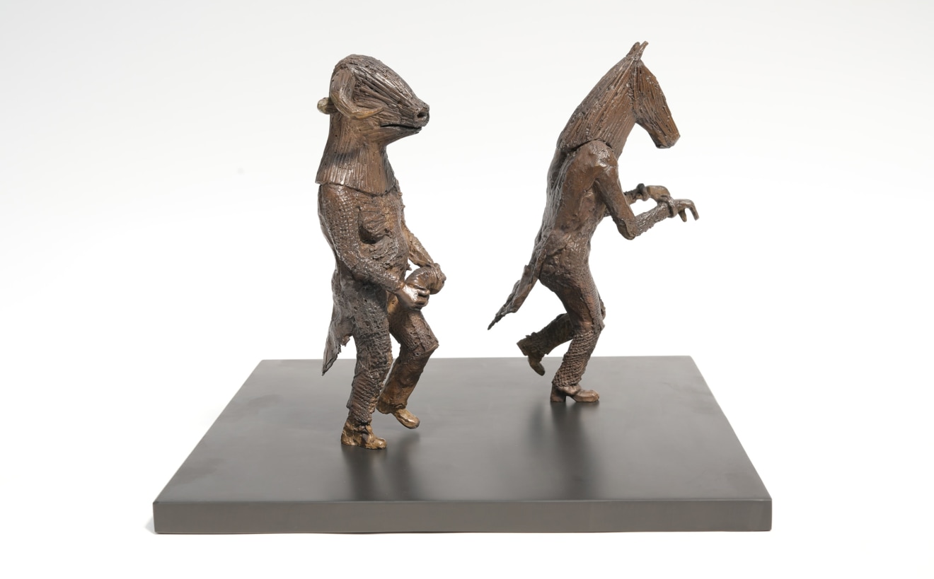 Tim Shaw, RA, The Mummers' Tongue Figures V & VI, 2021