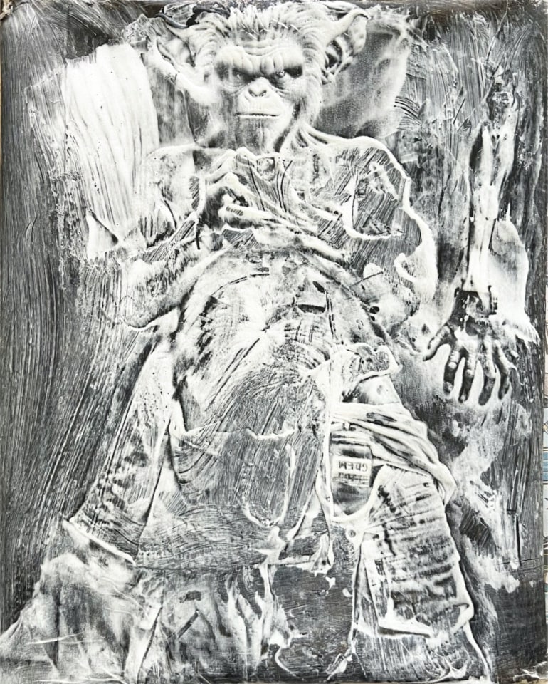 Sam Burford, Monochrome Study for Monqui, 2024