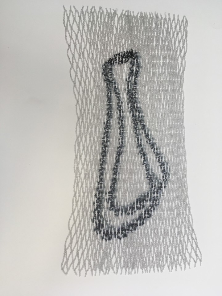 Caroline Broadhead, Black Pearl Necklace, 2020