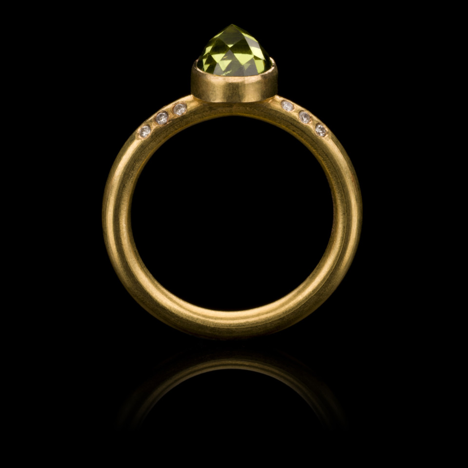 Diamond Bon Bon Stacking Ring